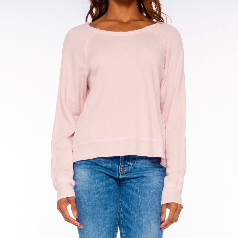 Wilt Pink Raglan Sweatshirt